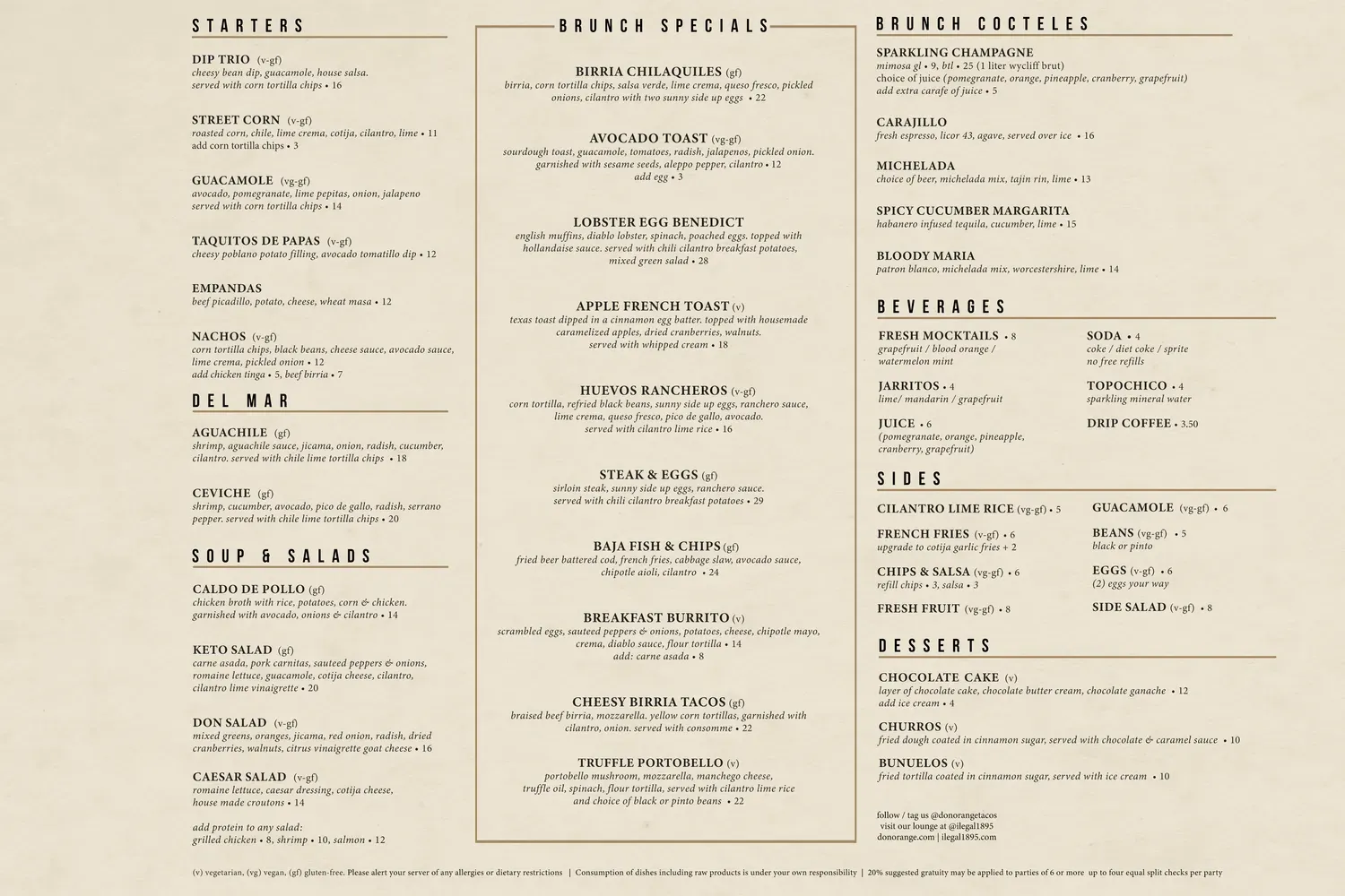 Menu 2