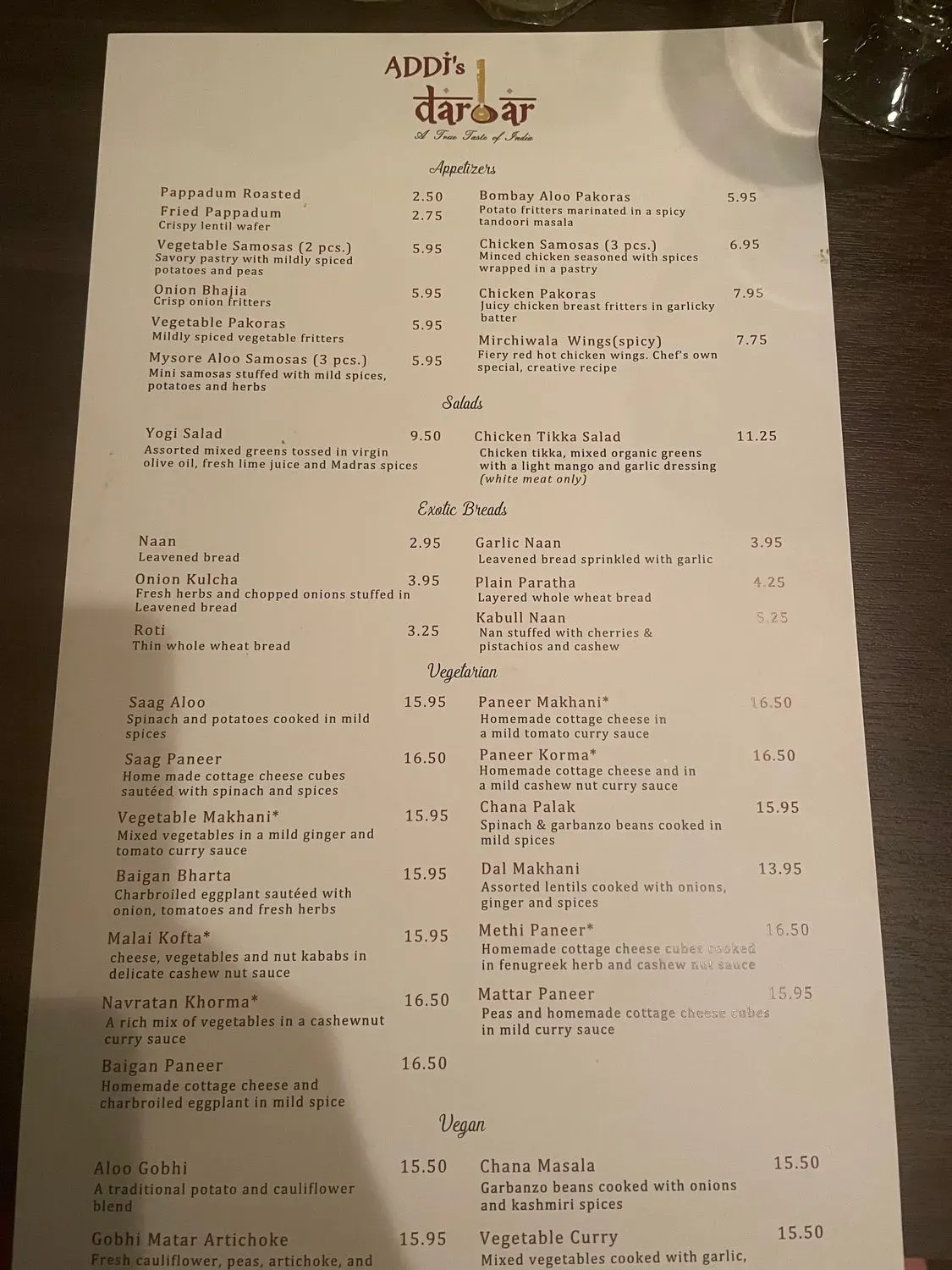 Menu 6