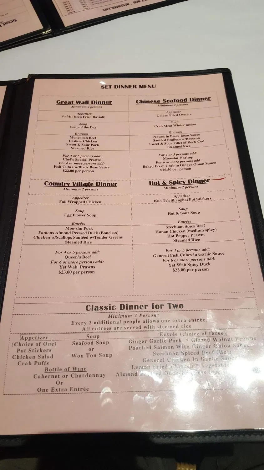 Menu 2