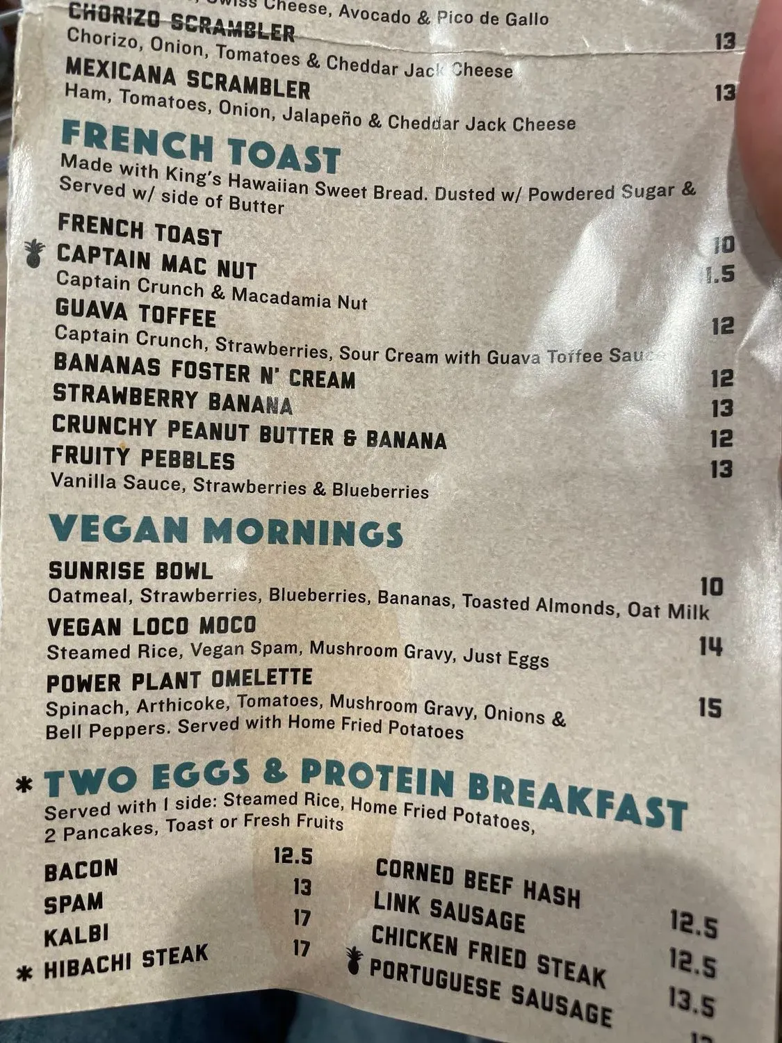 Menu 5