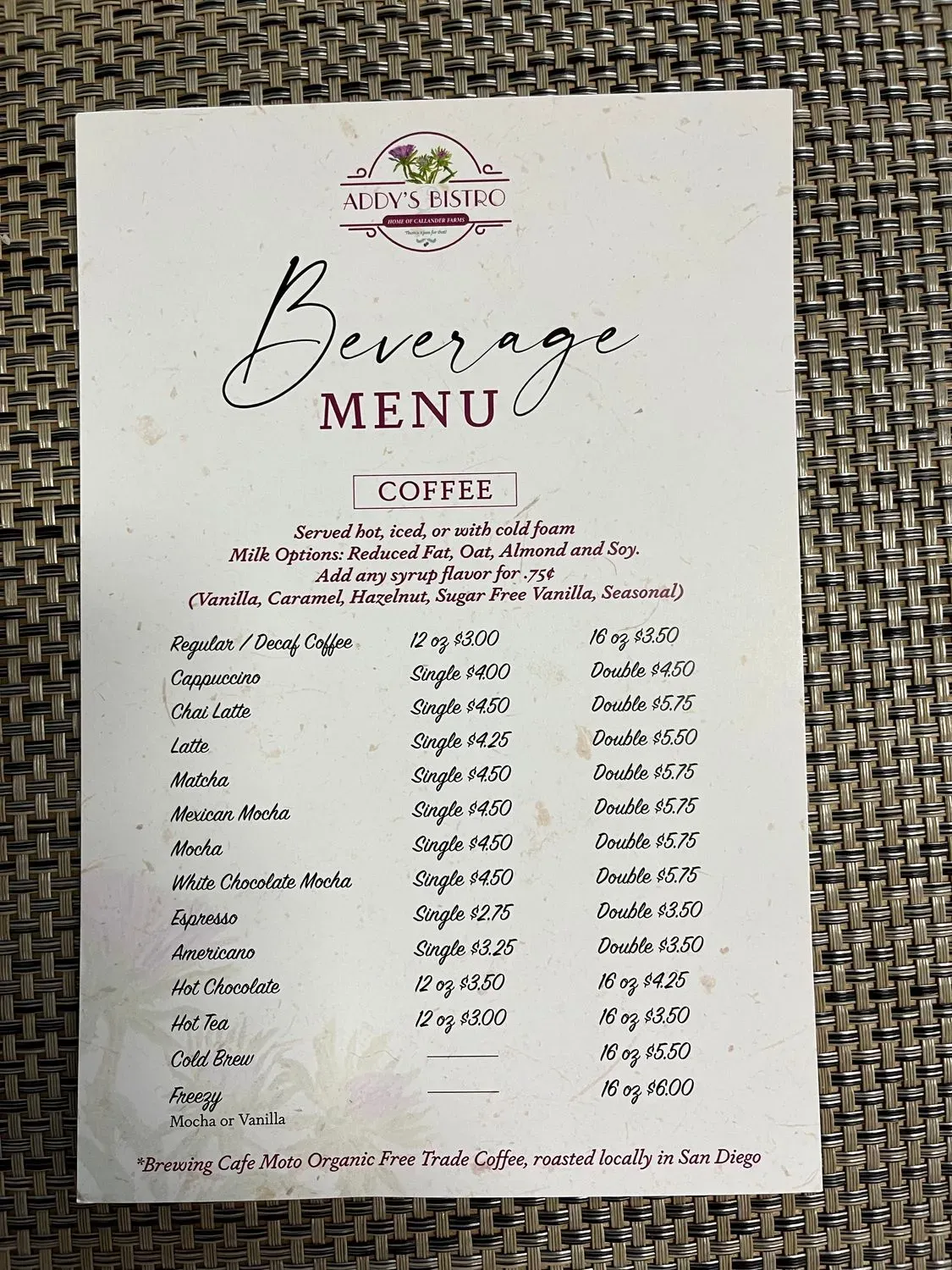 Menu 3