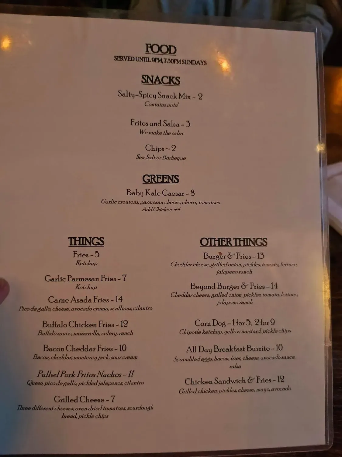 Menu 3