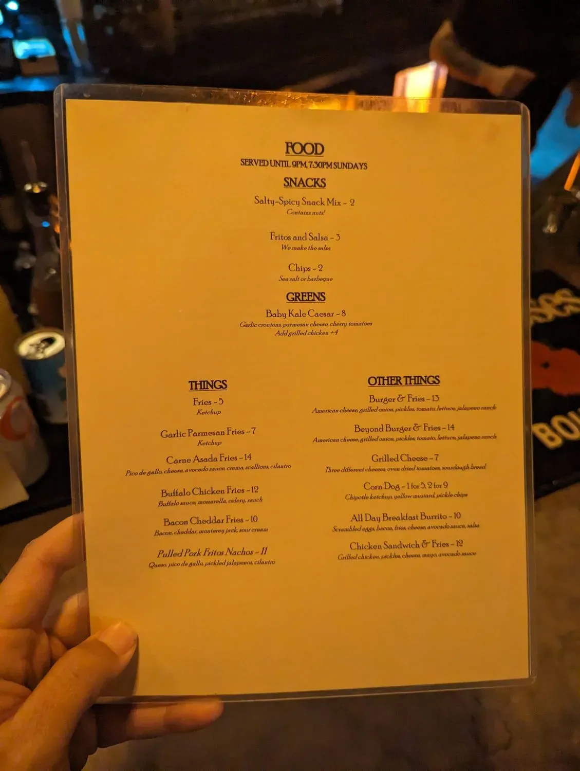 Menu 6