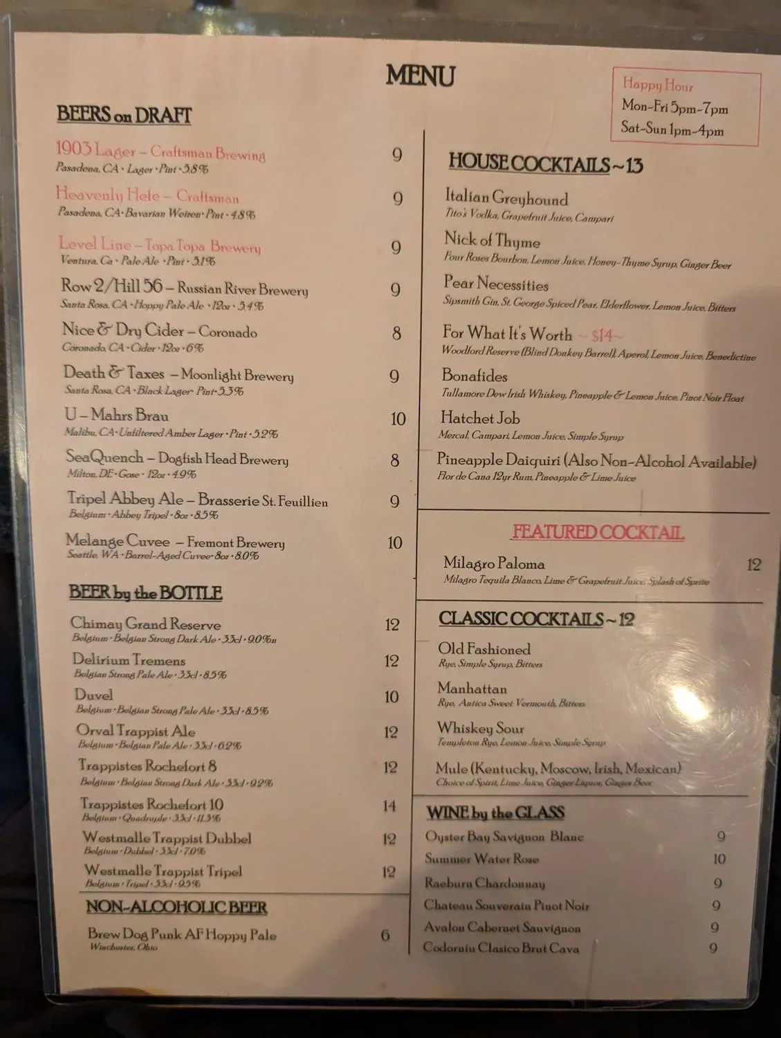 Menu 4