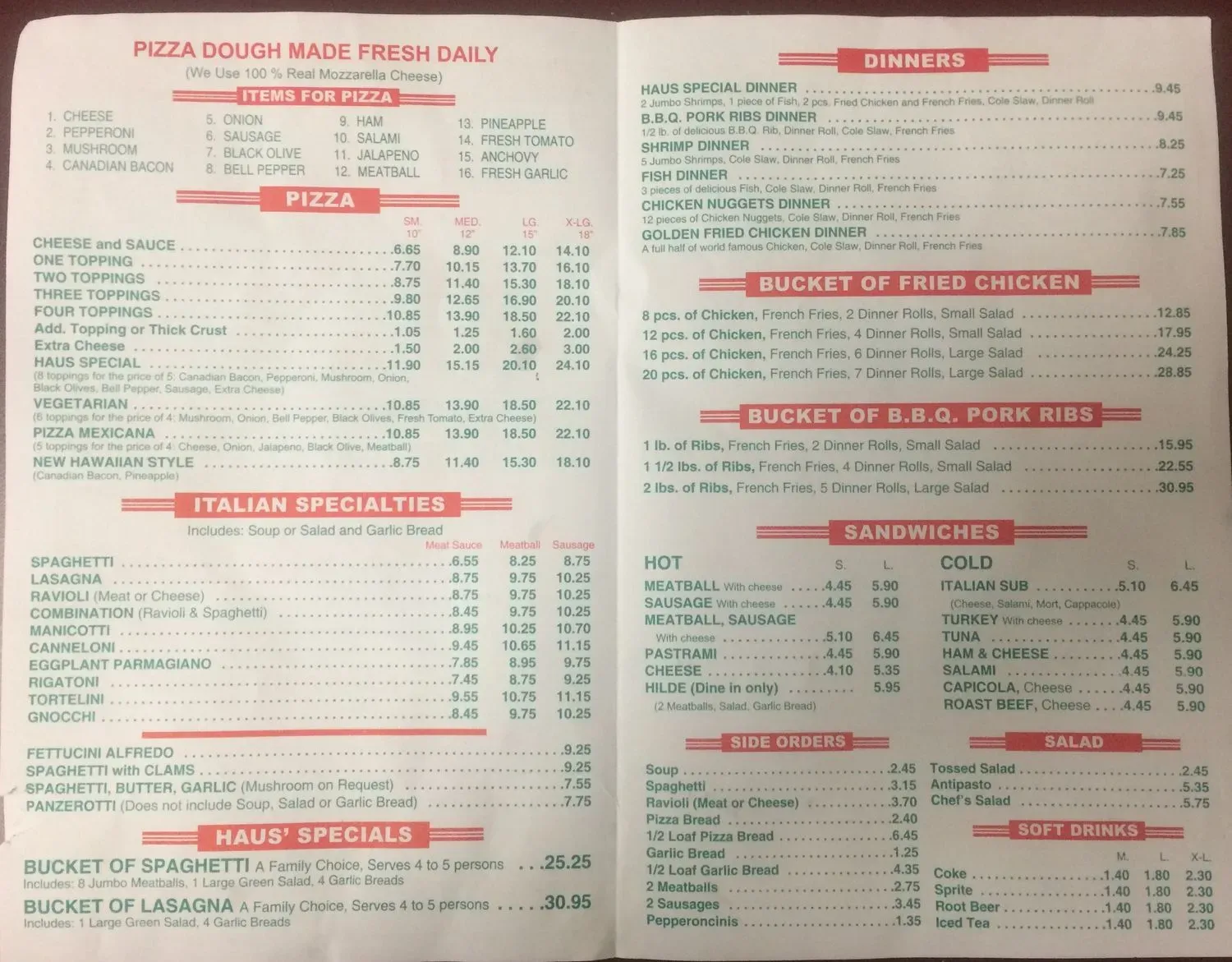 Menu 6