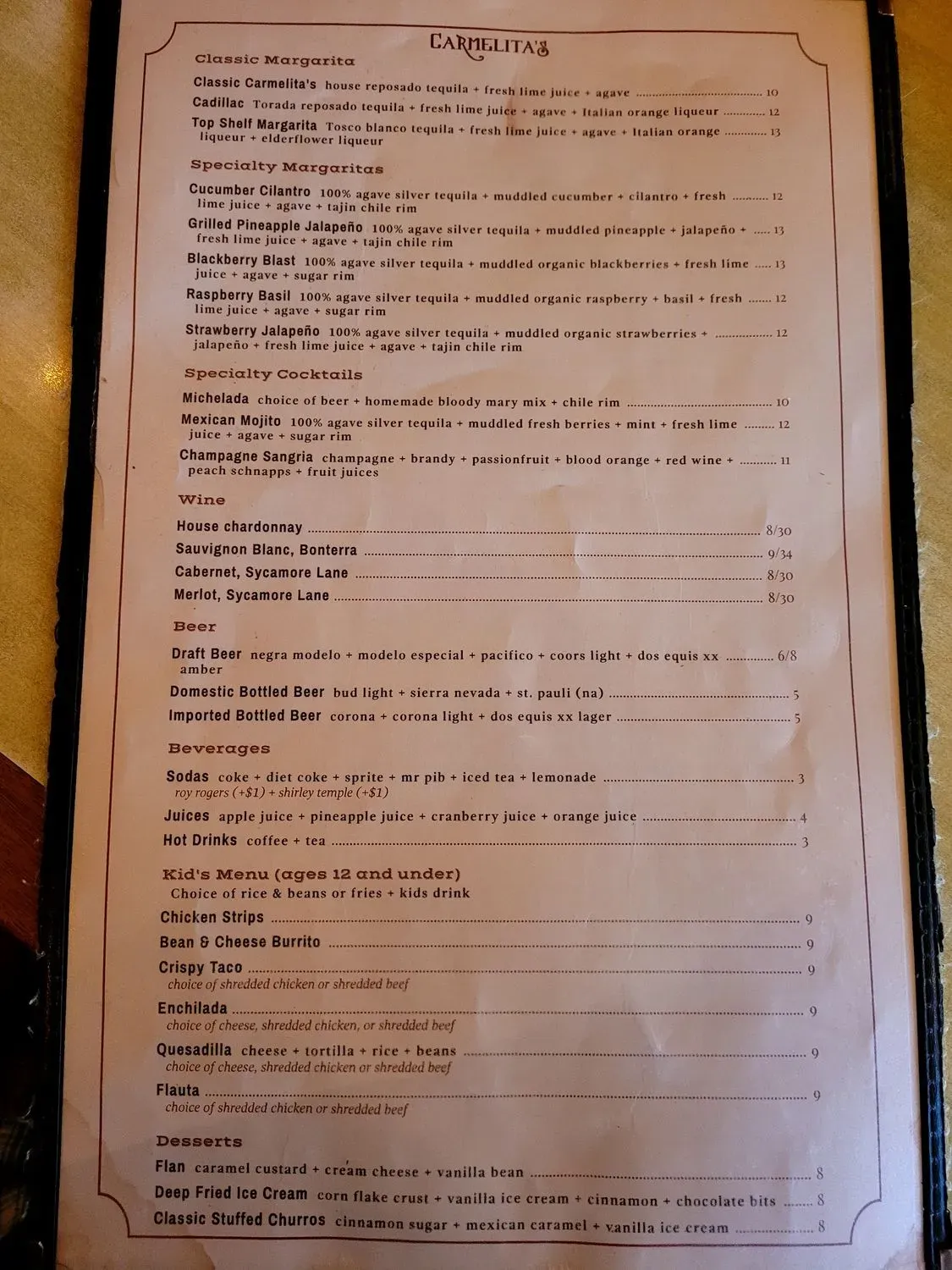 Menu 6