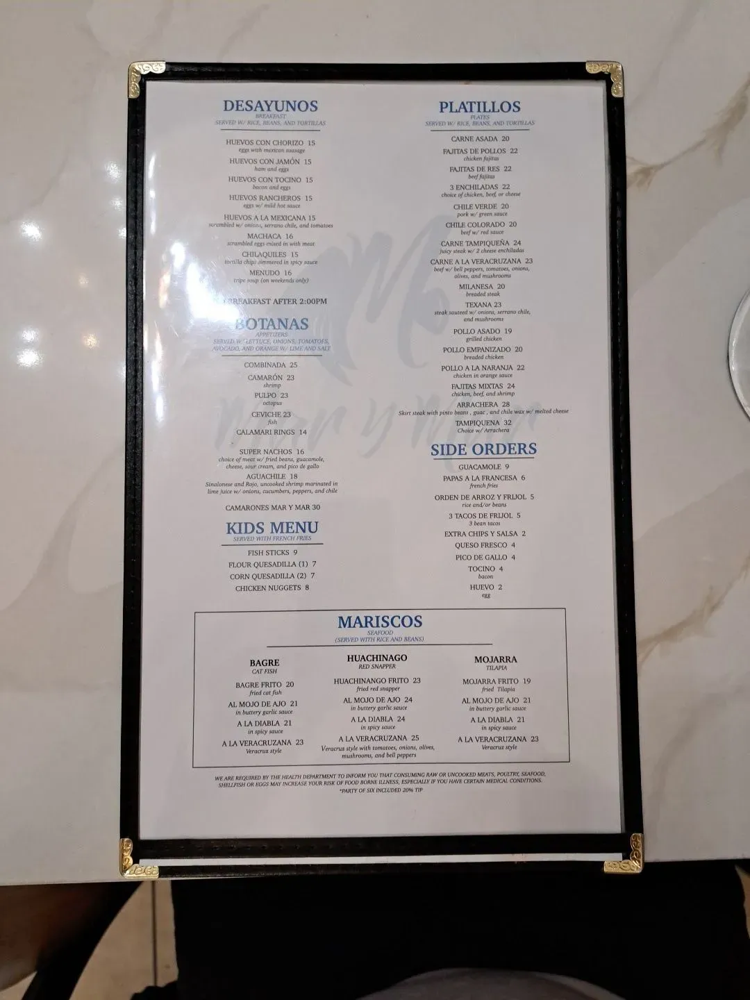 Menu 4