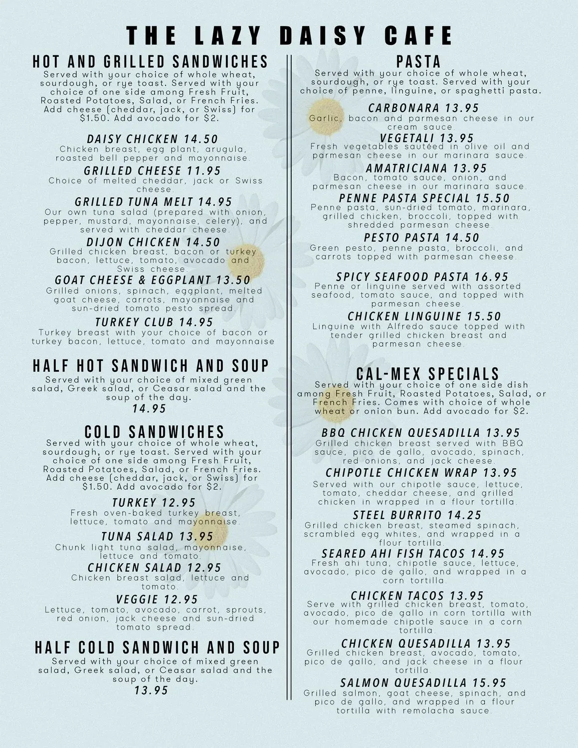 Menu 3