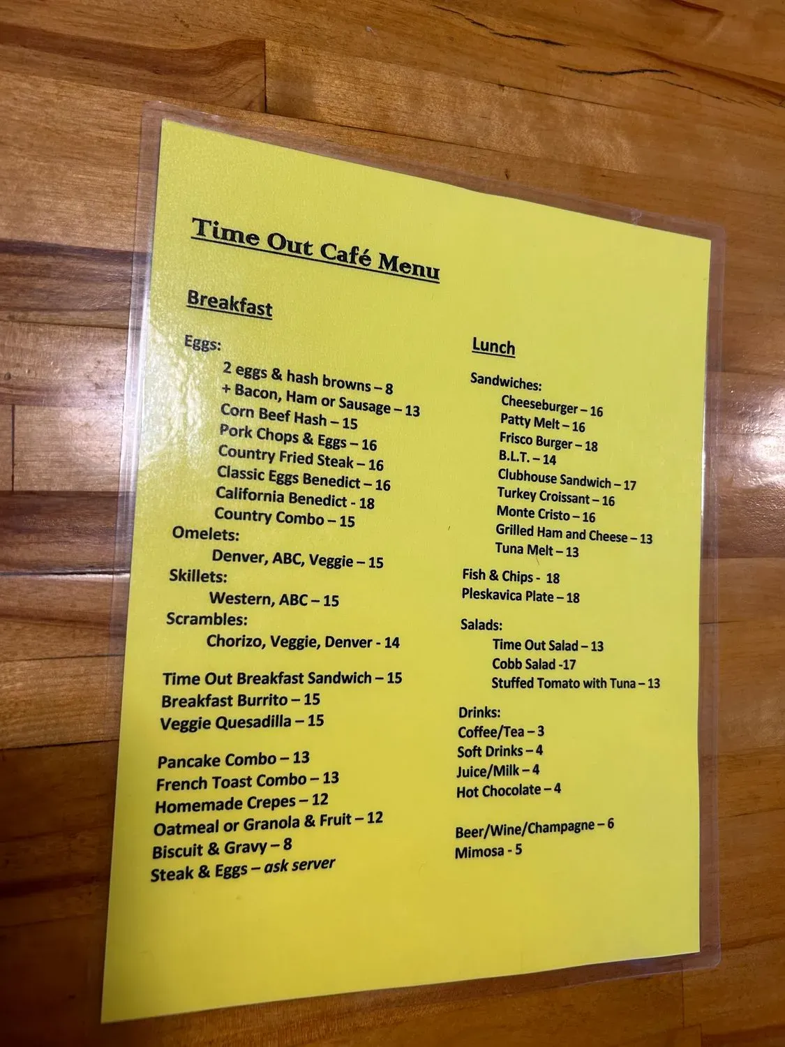 Menu 2