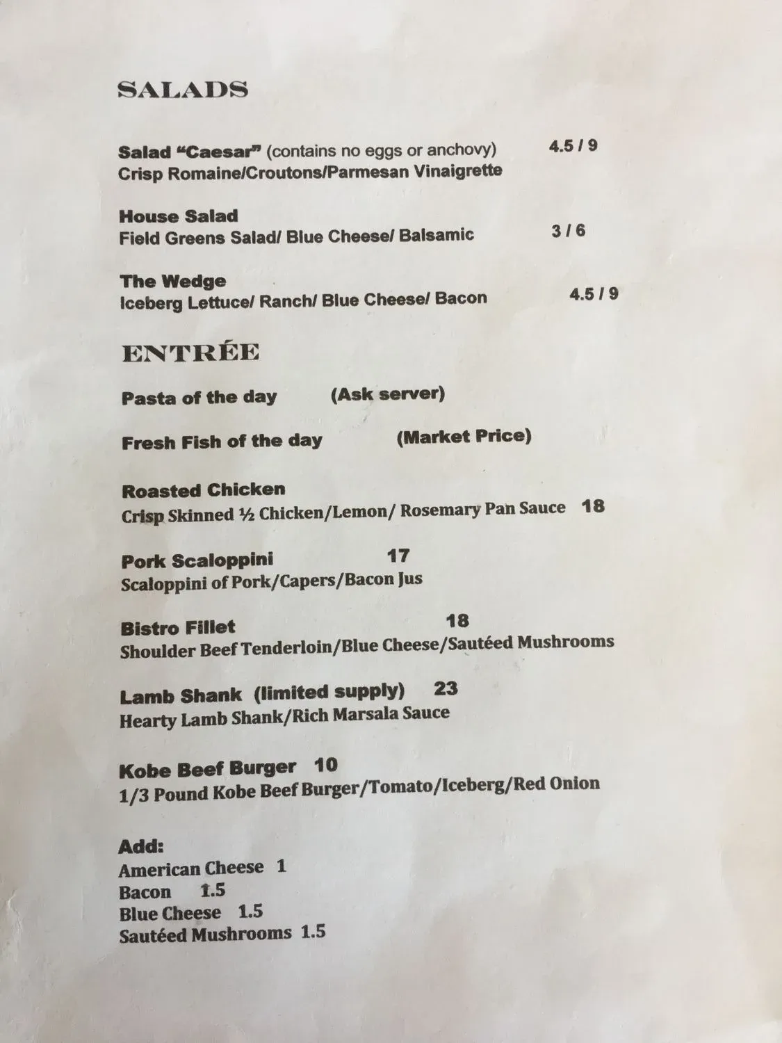 Menu 4