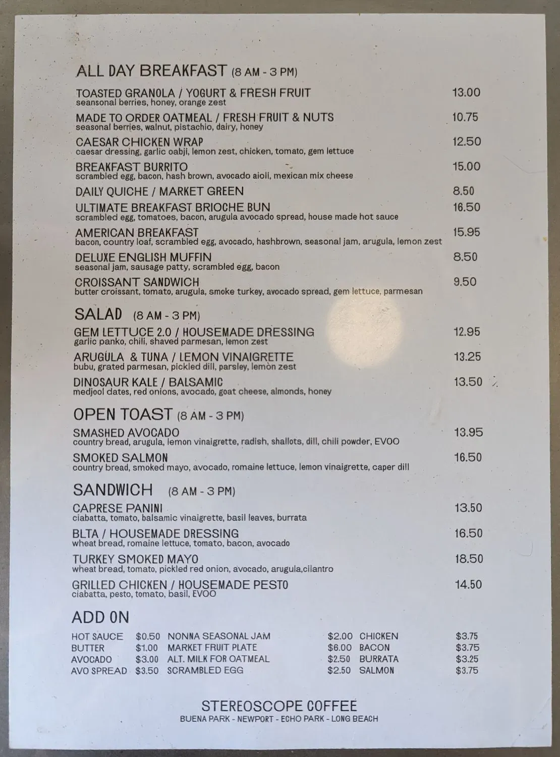 Menu 2