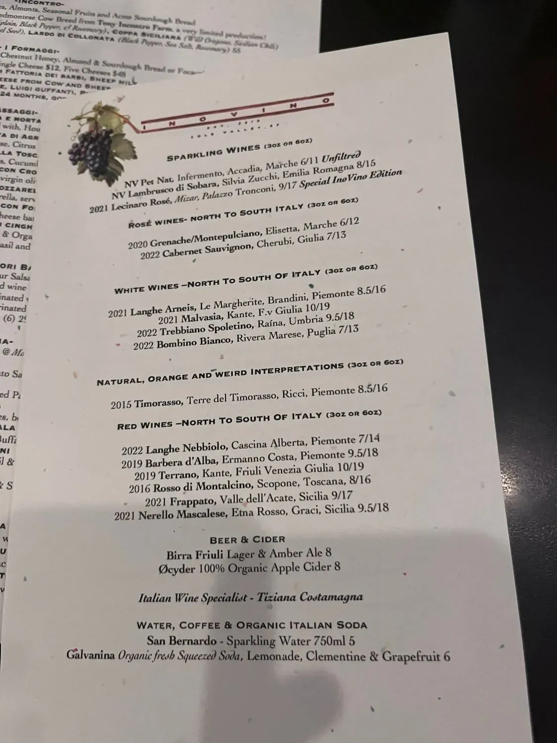 Menu 5