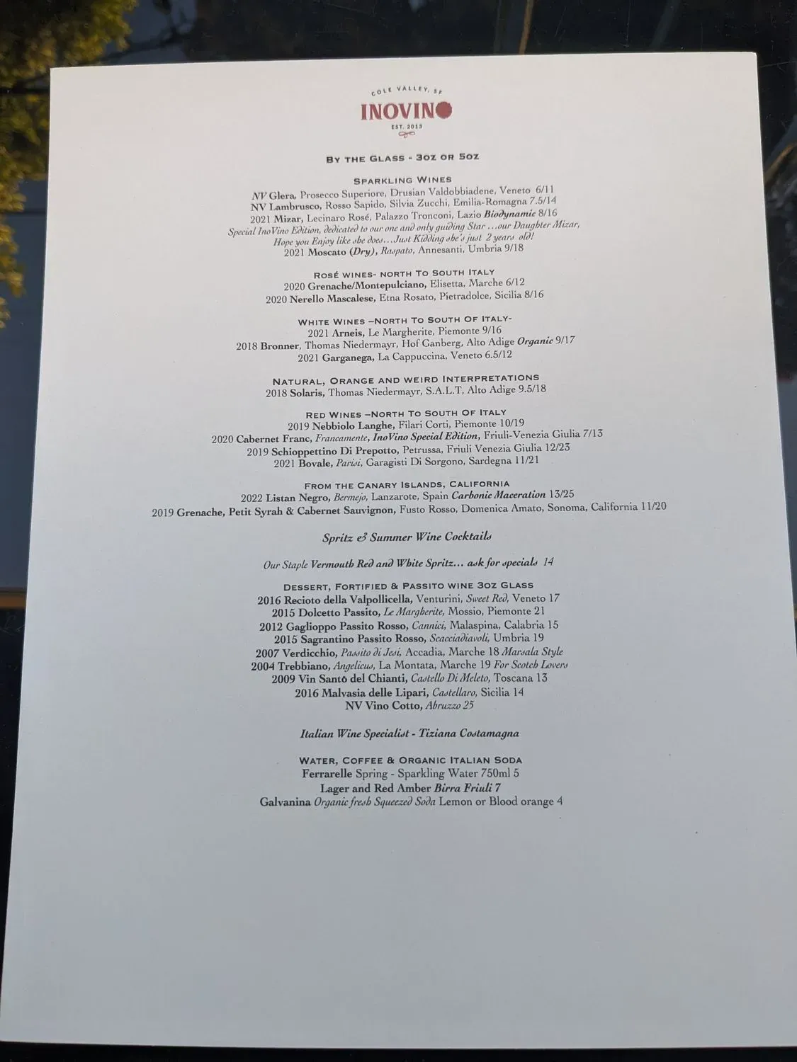 Menu 3