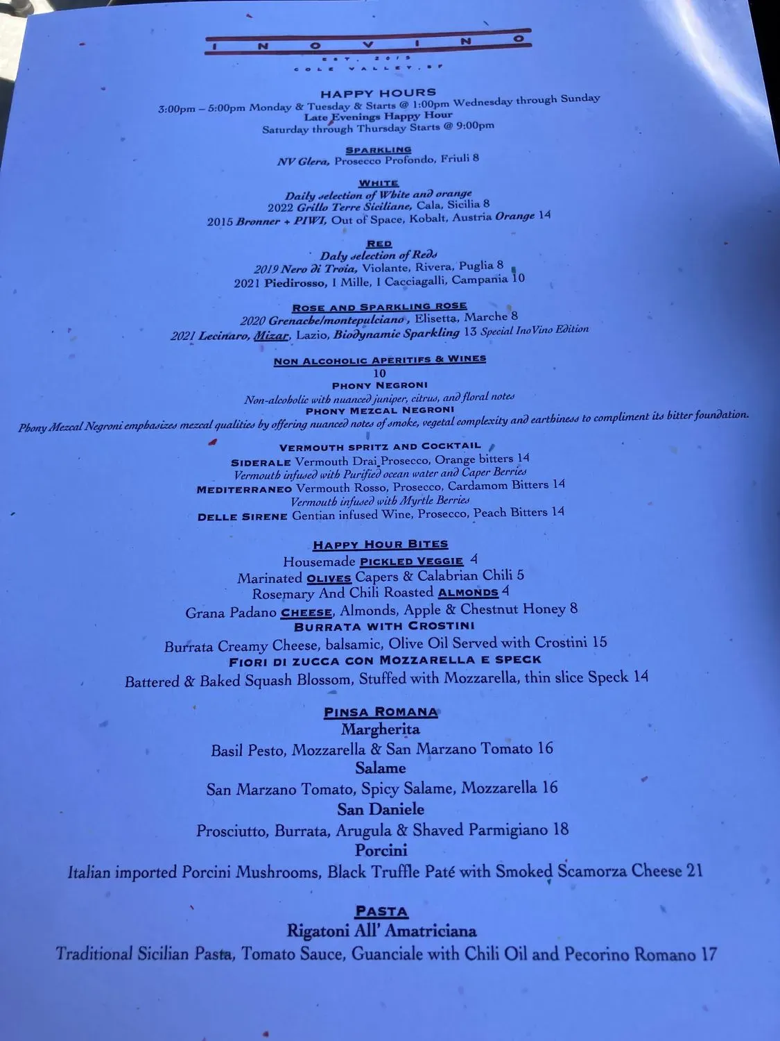 Menu 2