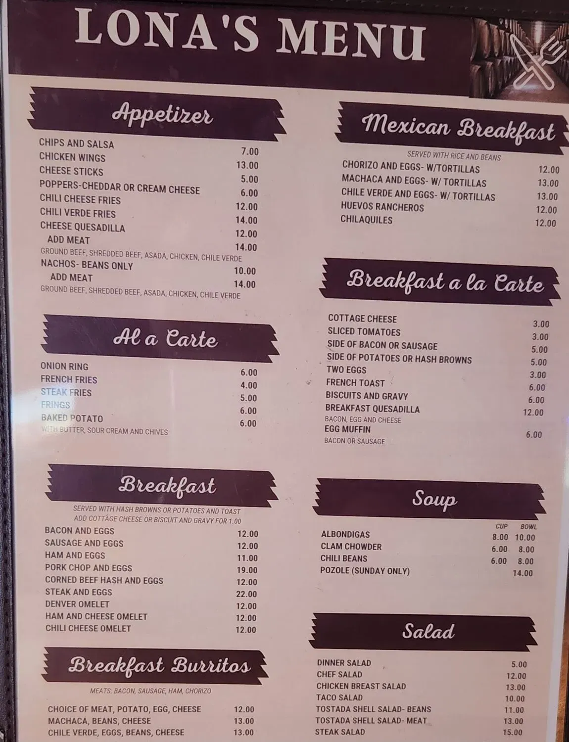 Menu 2