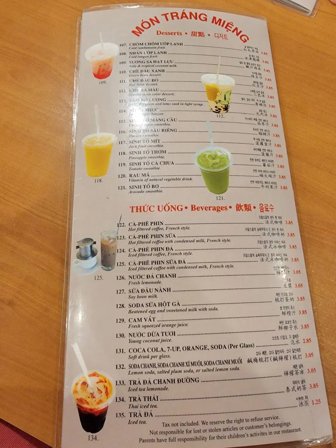 Menu 2