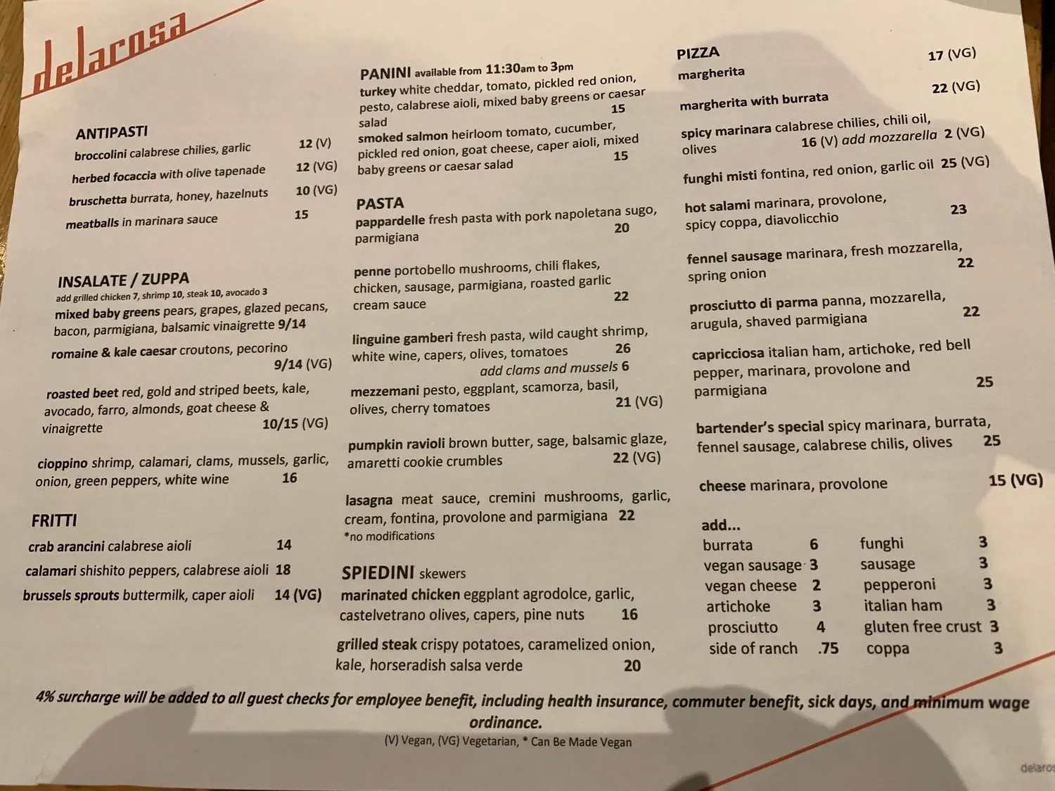 Menu 4