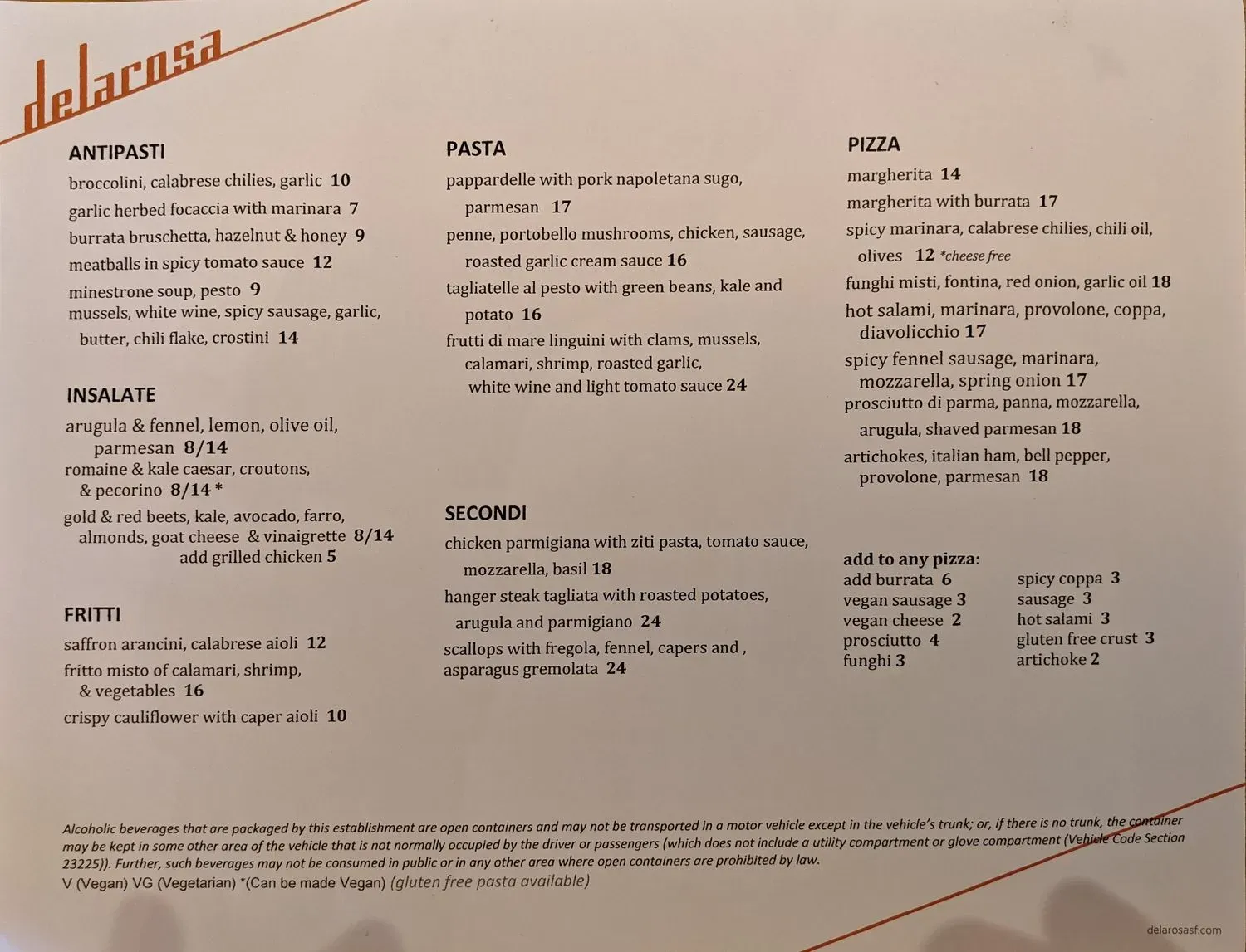 Menu 3