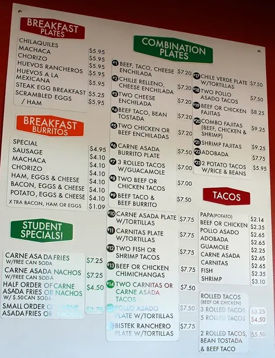 Menu 6