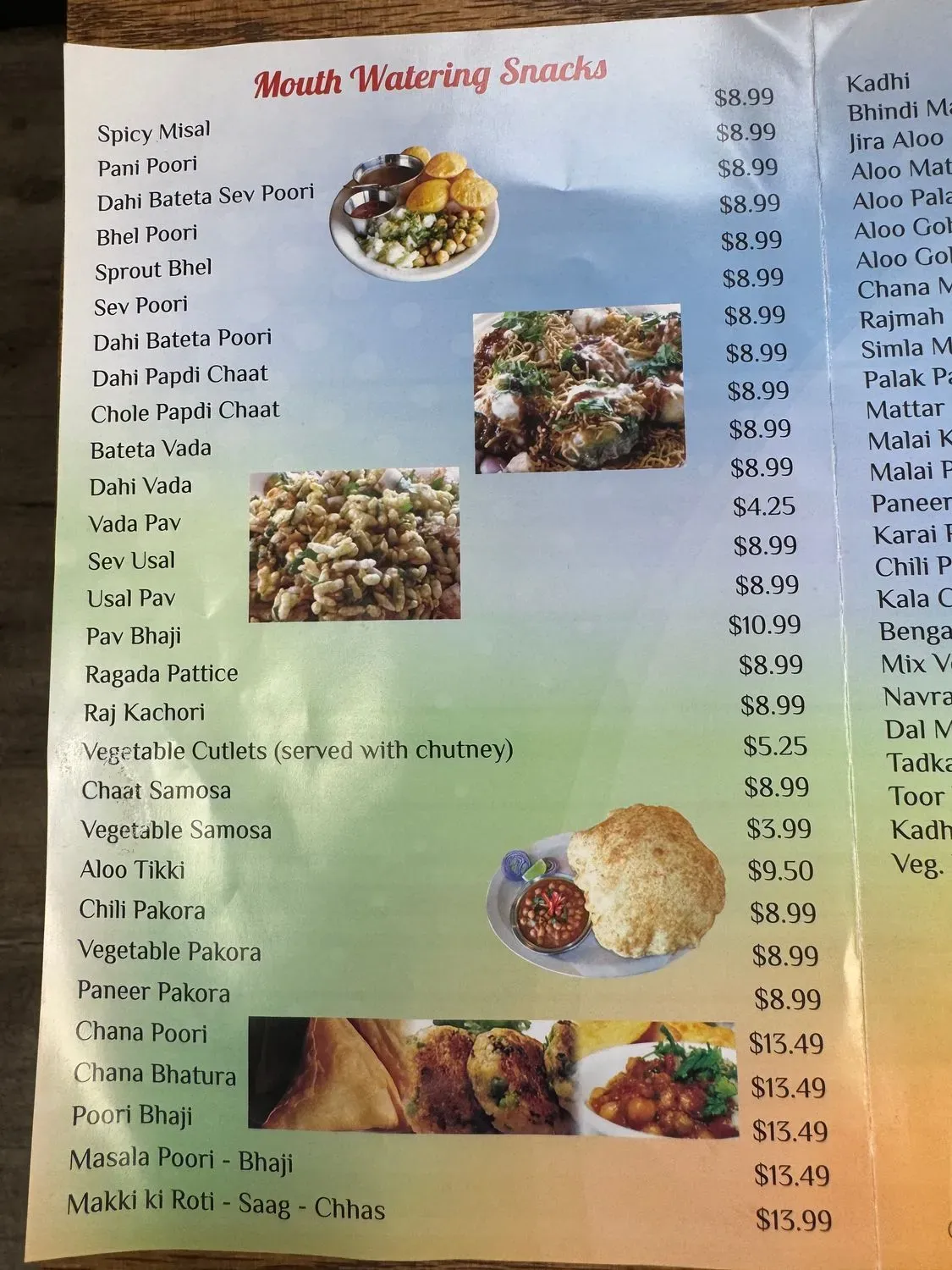 Menu 4