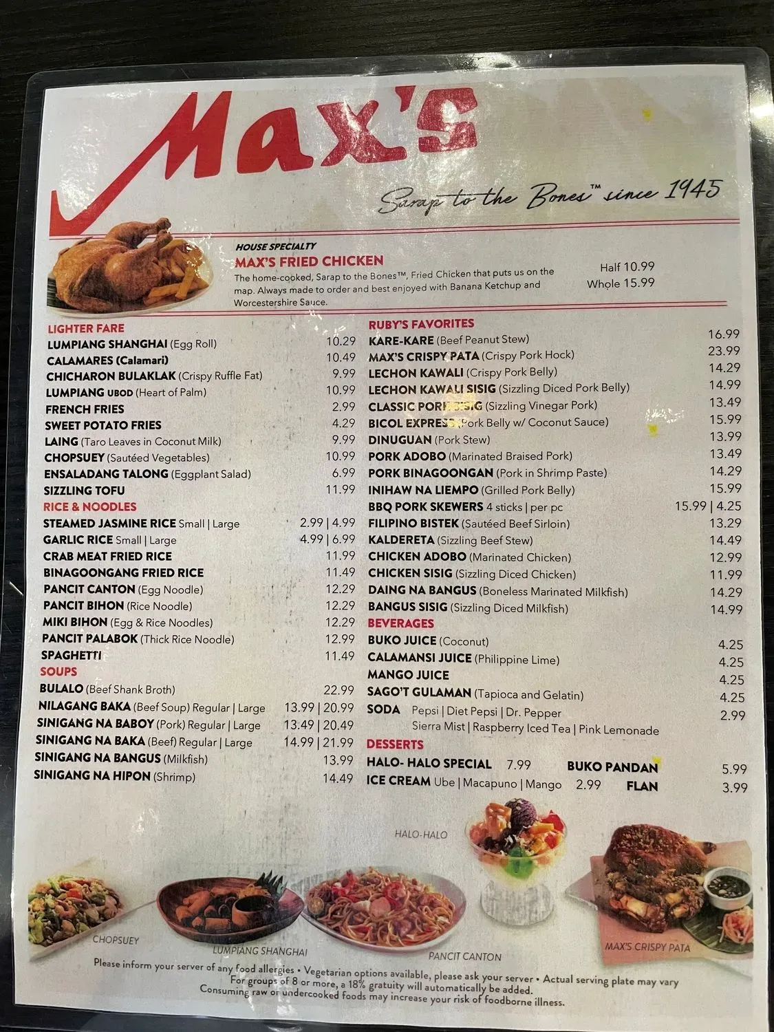 Menu 2