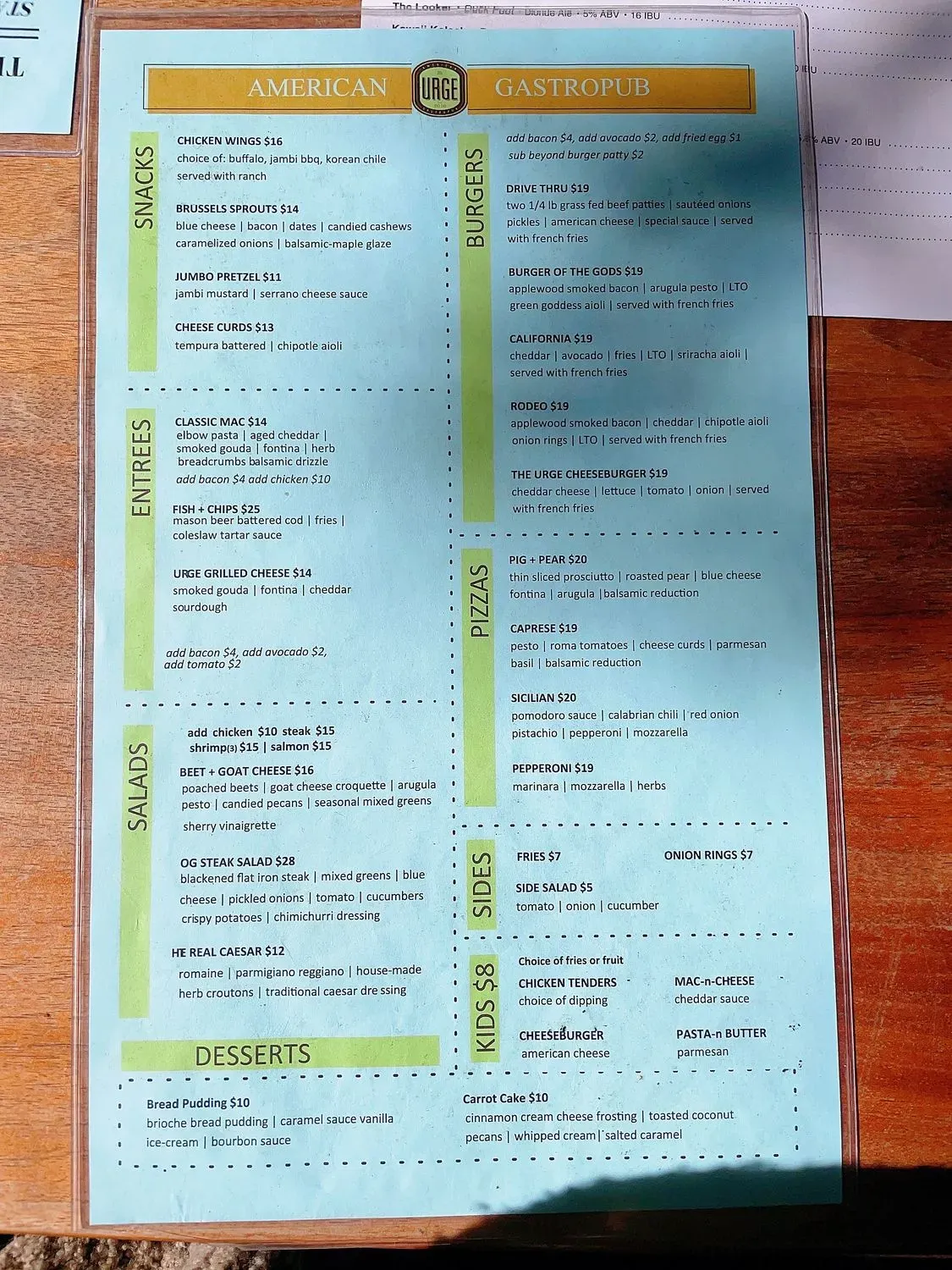 Menu 4