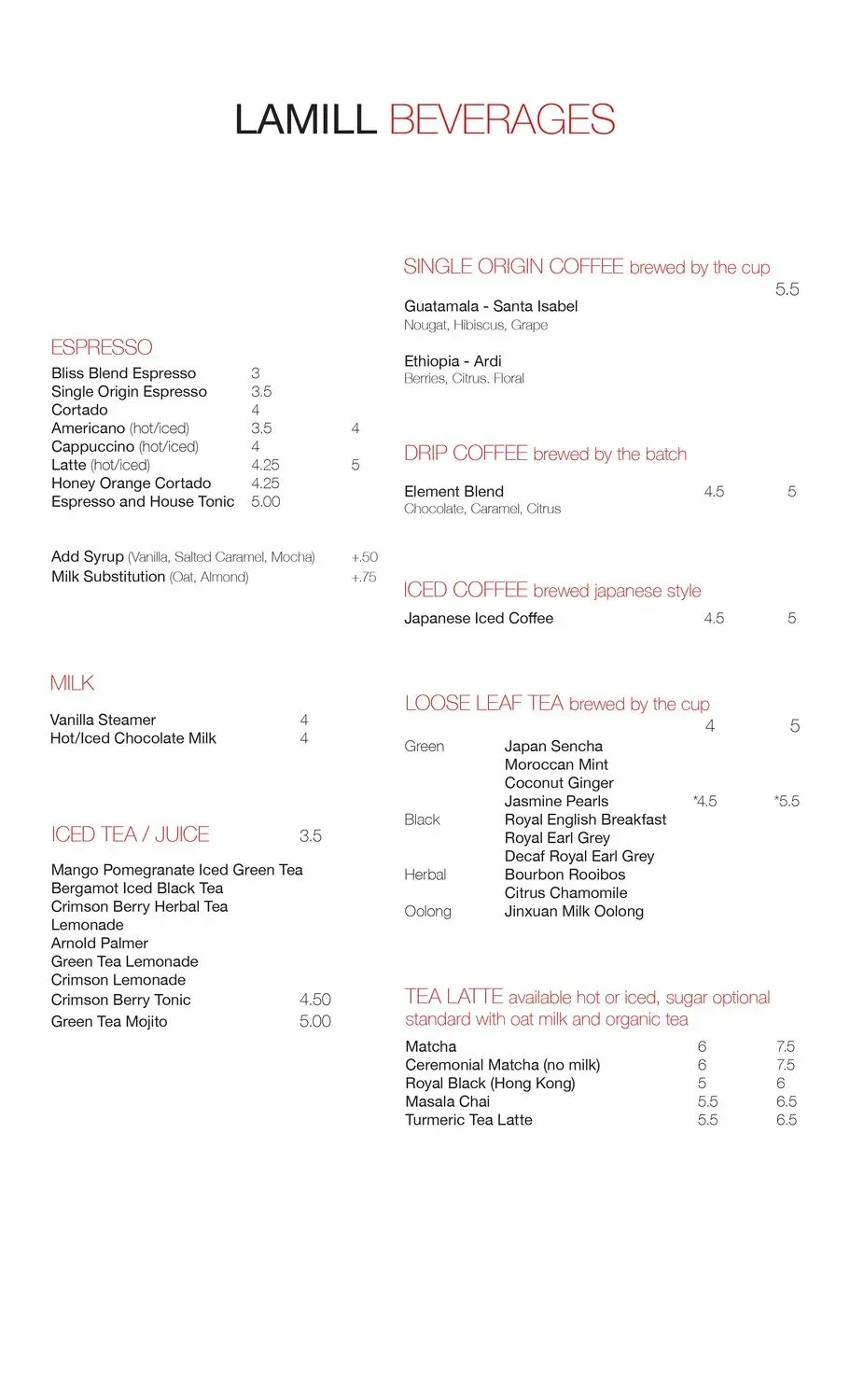 Menu 2