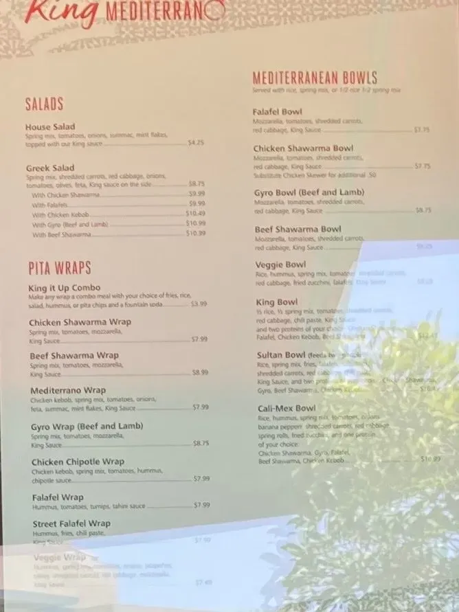 Menu 5