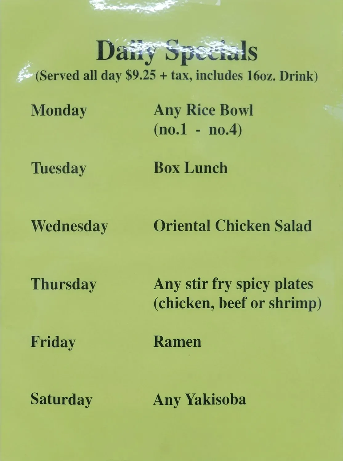 Menu 3