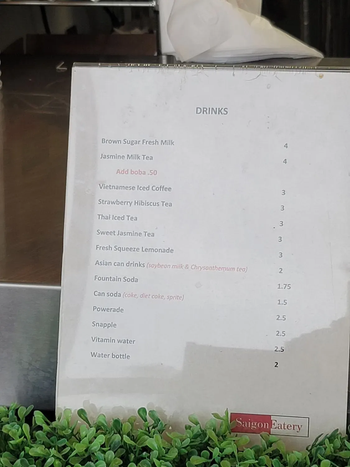 Menu 6