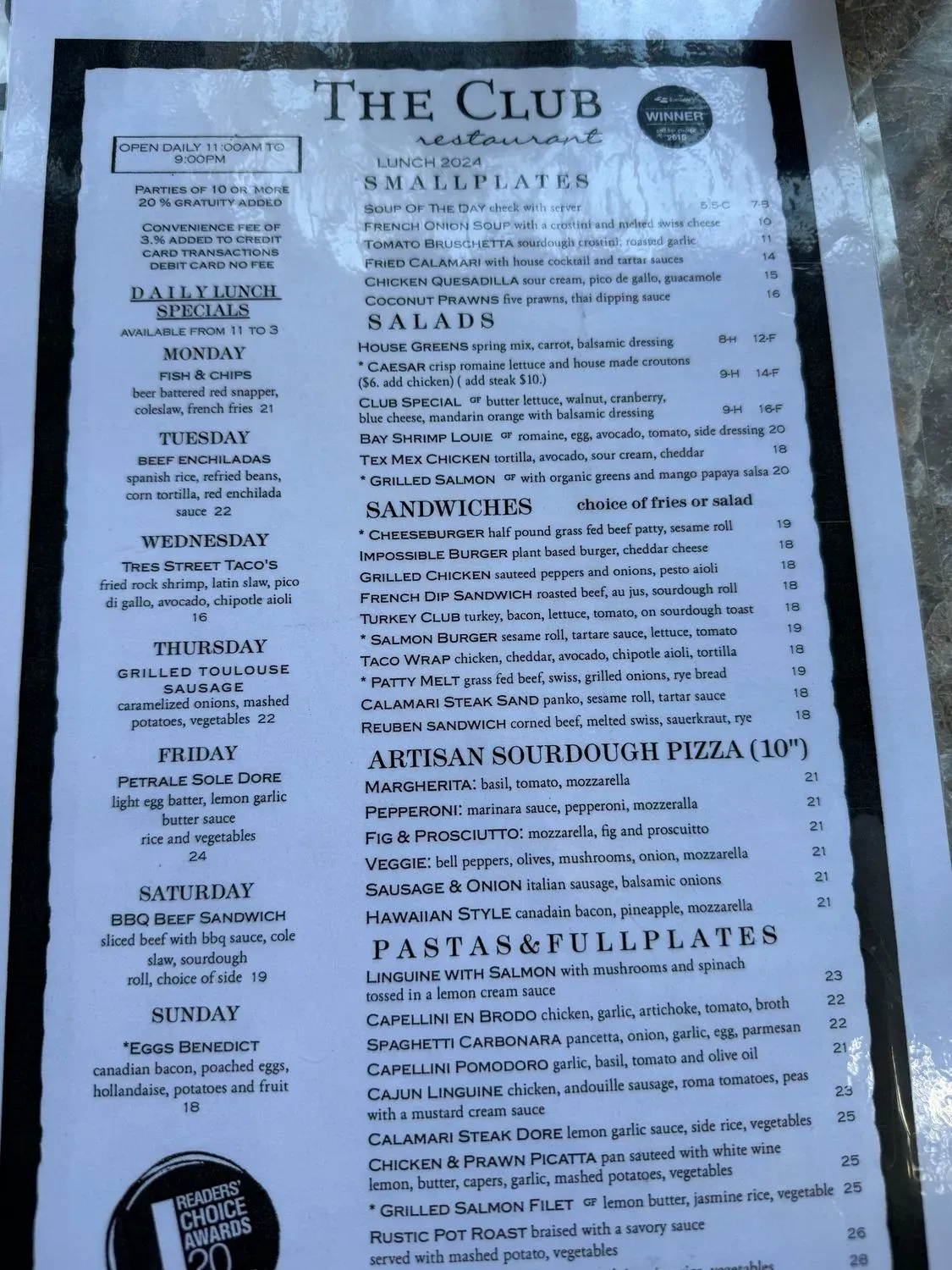 Menu 4