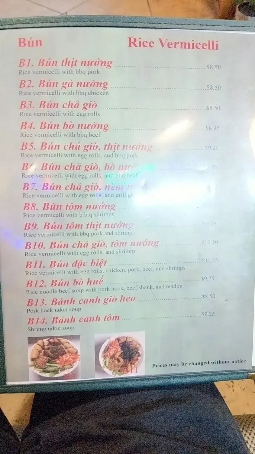 Menu 6