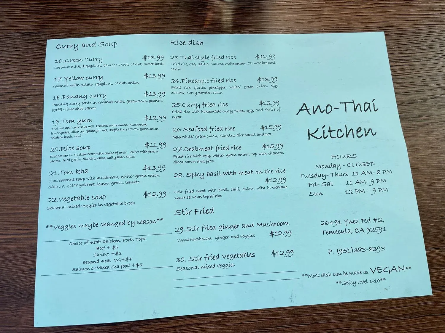 Menu 4