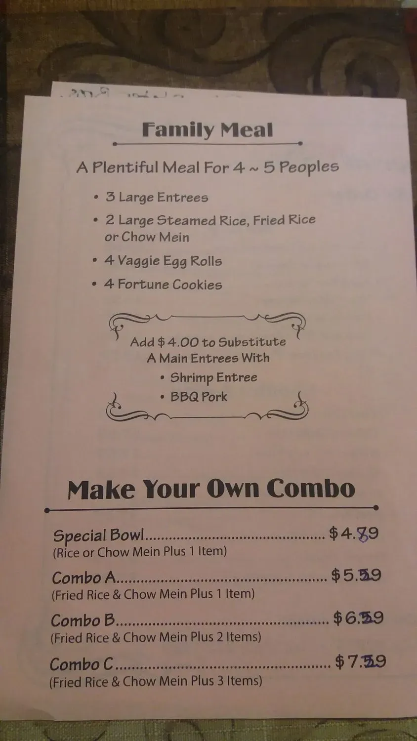 Menu 5