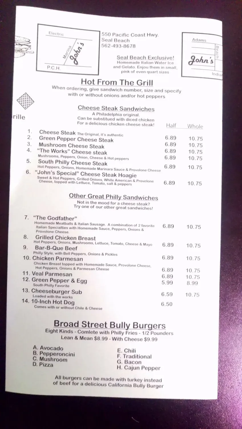 Menu 4