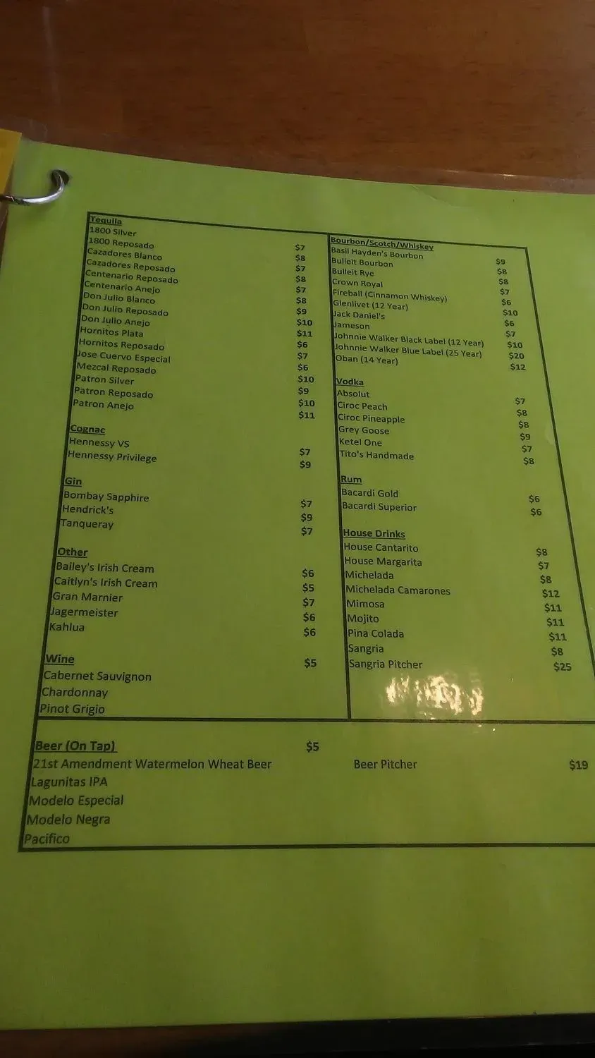 Menu 6