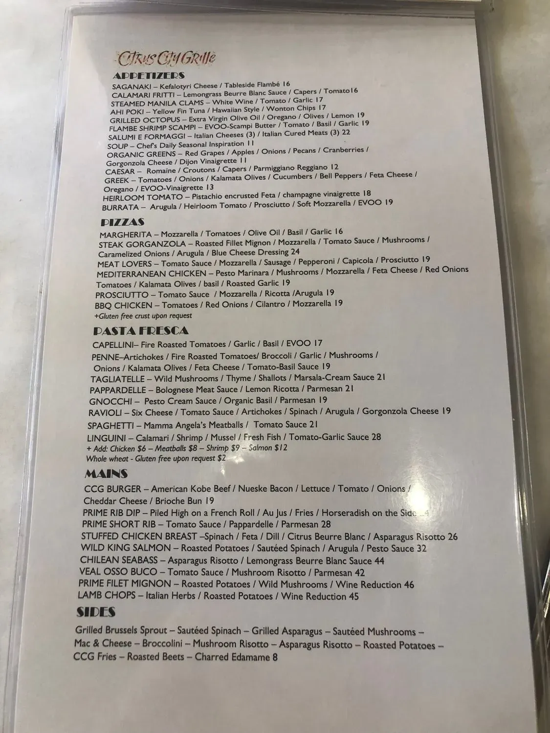 Menu 6