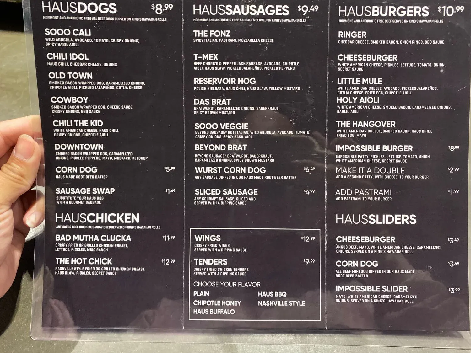 Menu 3