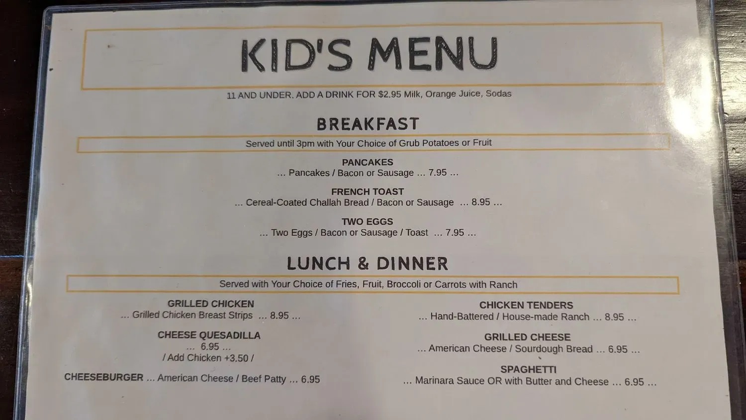 Menu 4