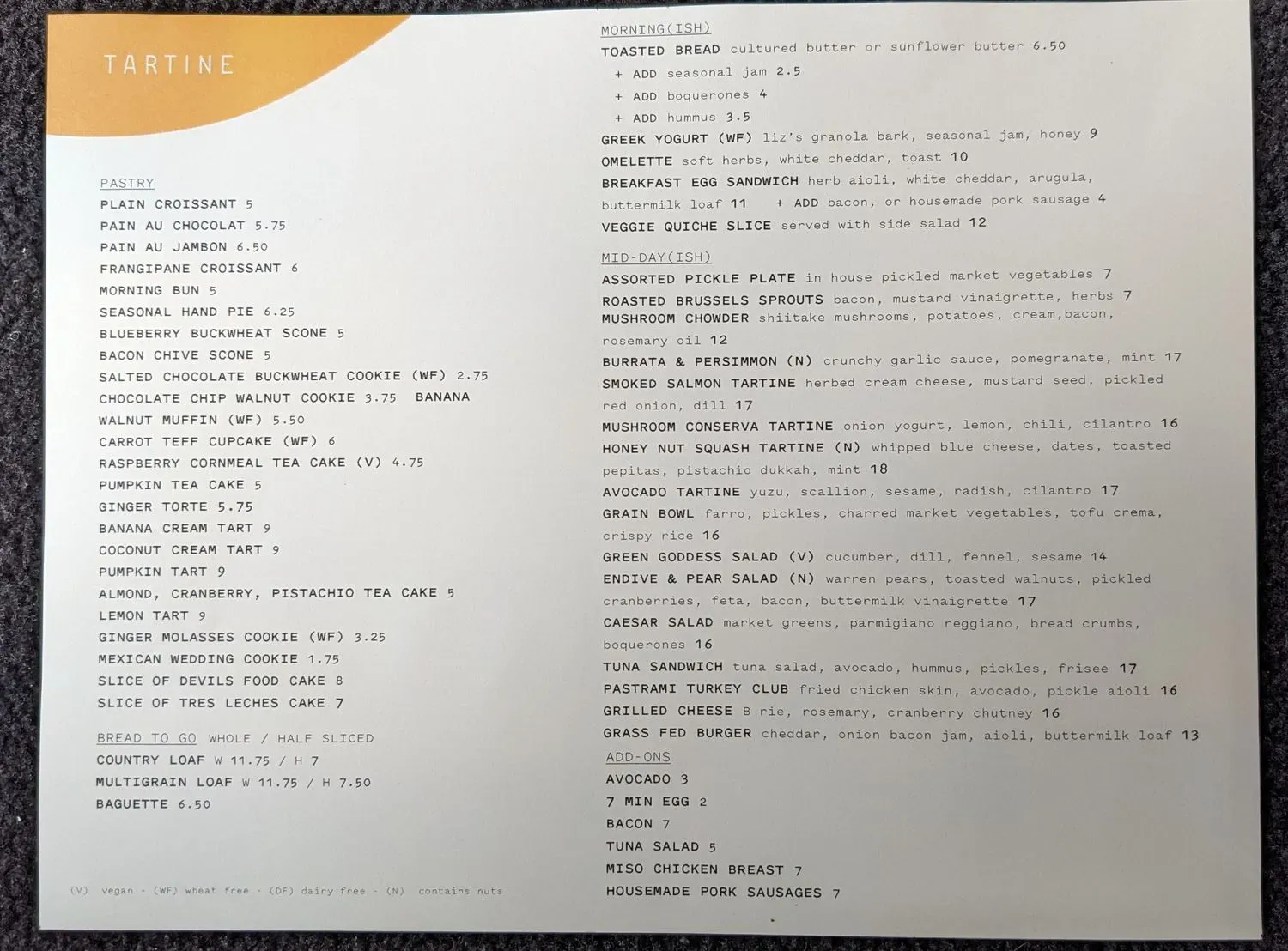 Menu 2