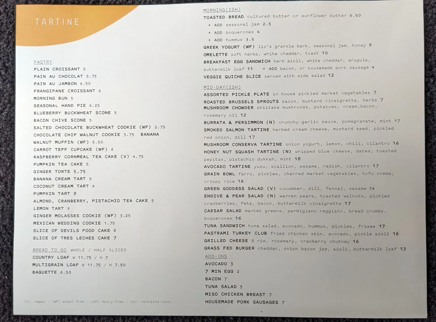 Menu 4