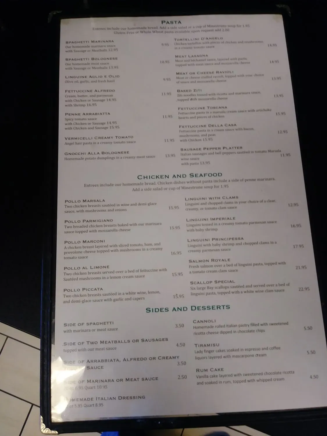 Menu 2