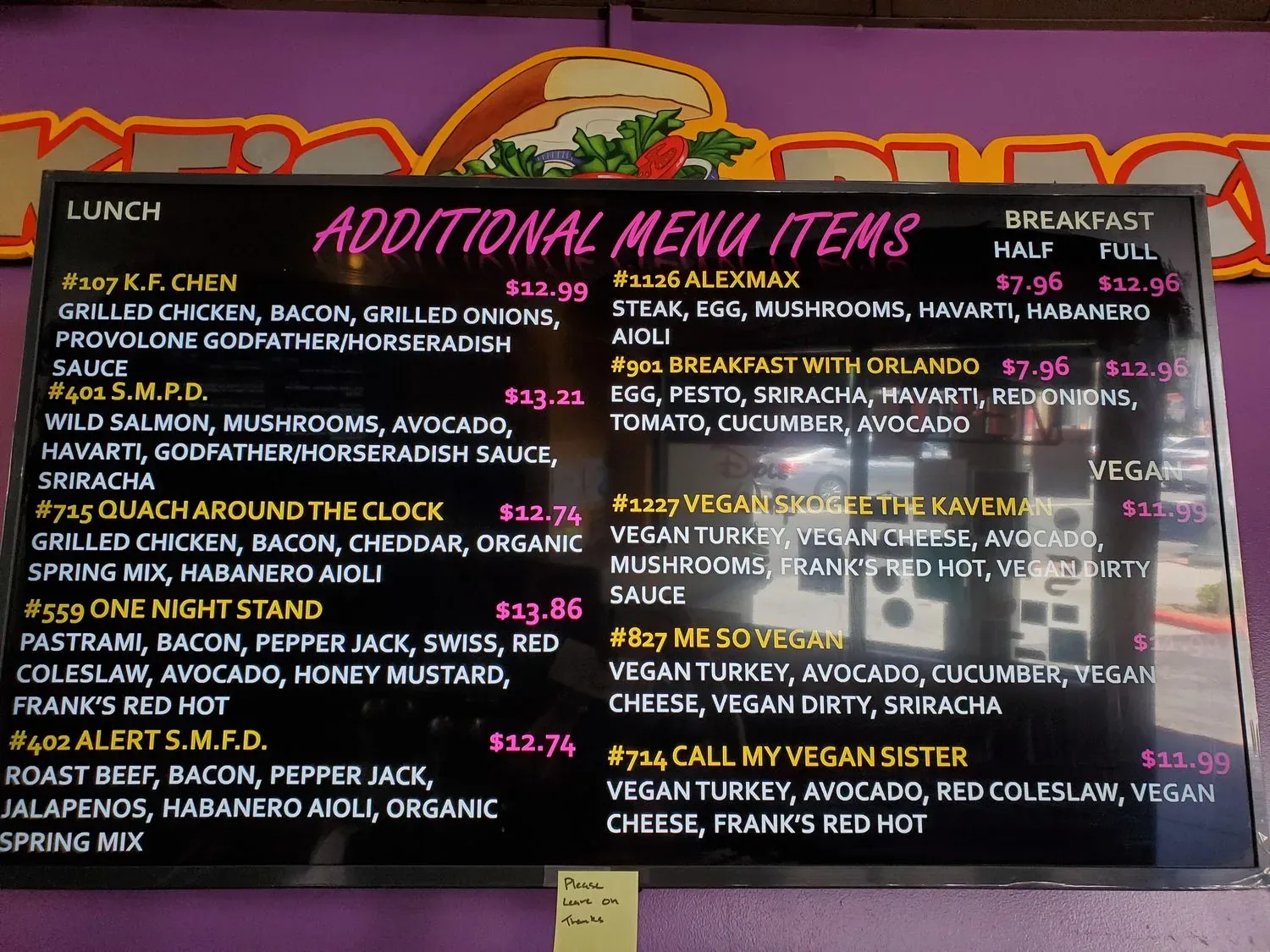 Menu 2