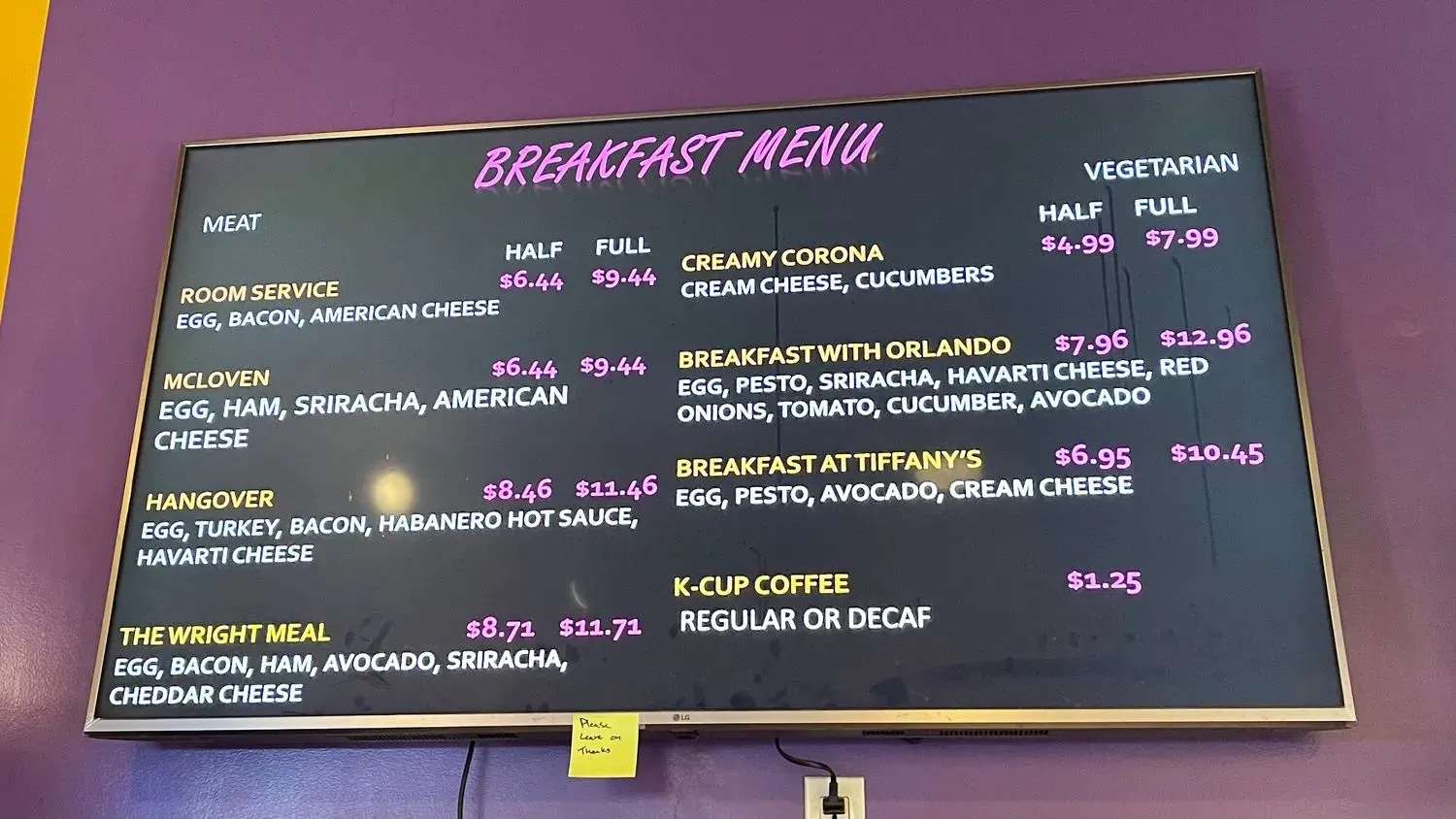 Menu 3