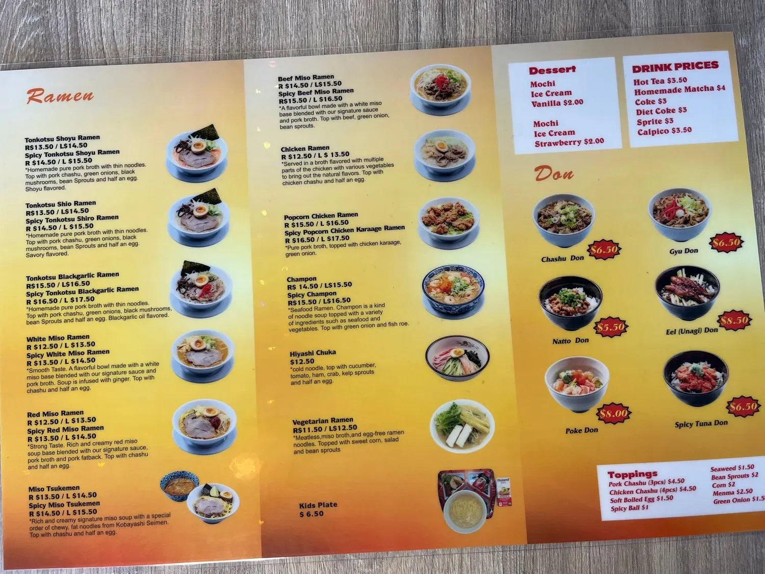 Menu 3