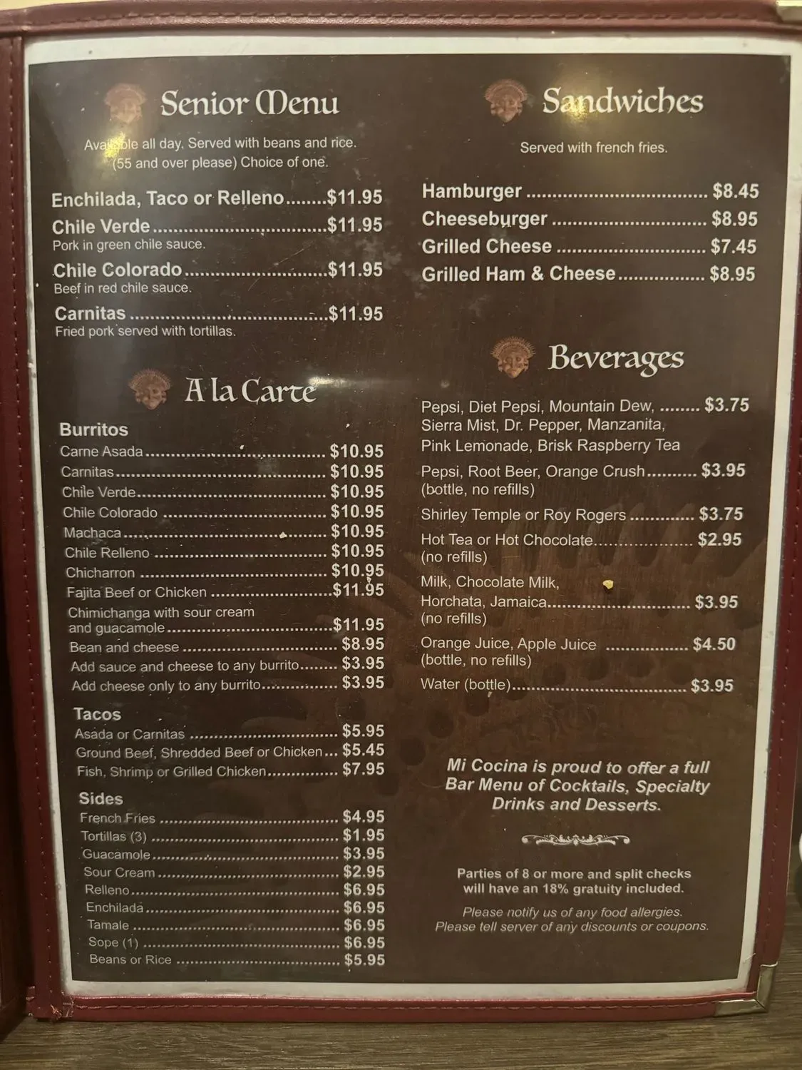 Menu 3