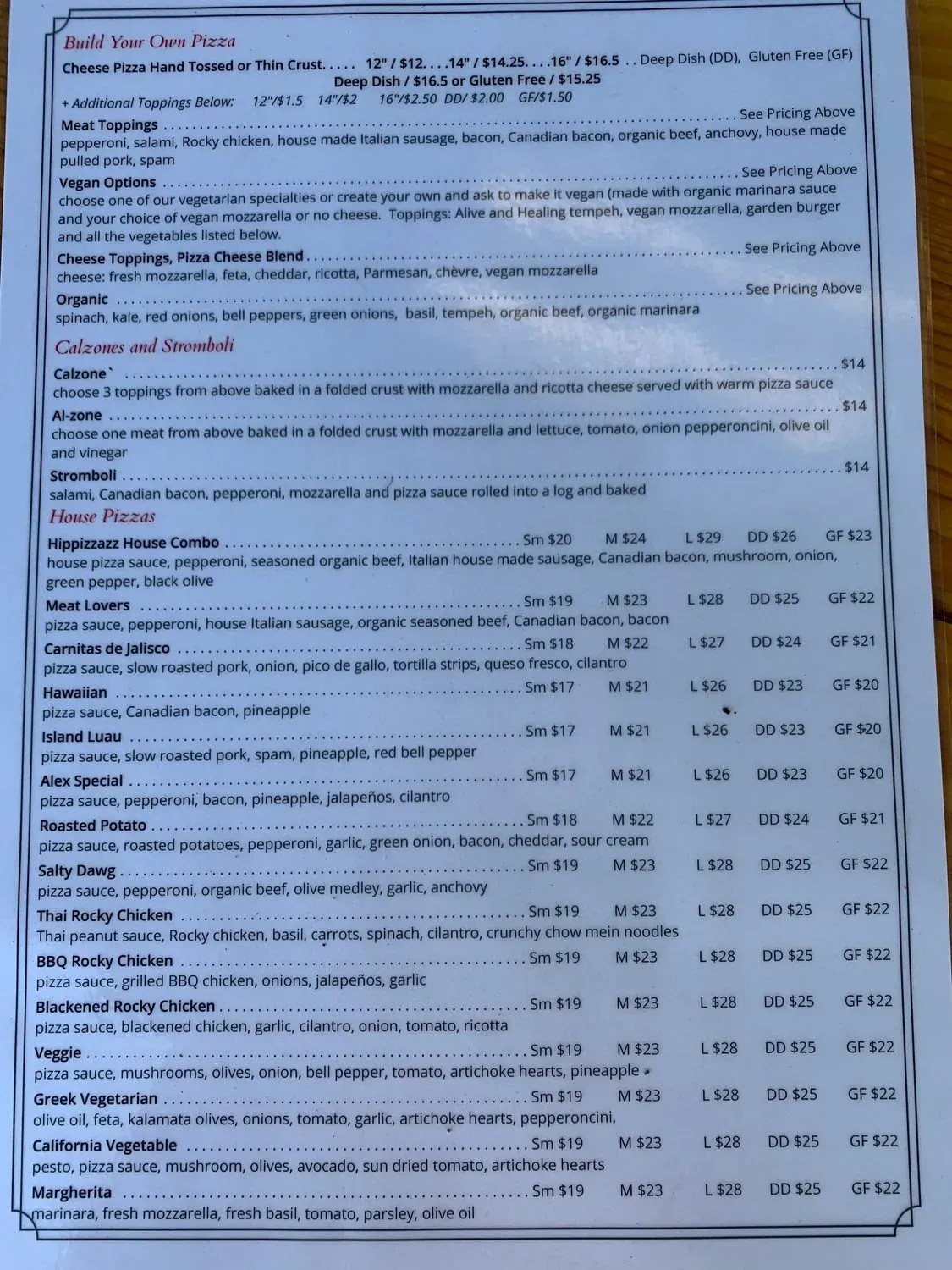 Menu 2