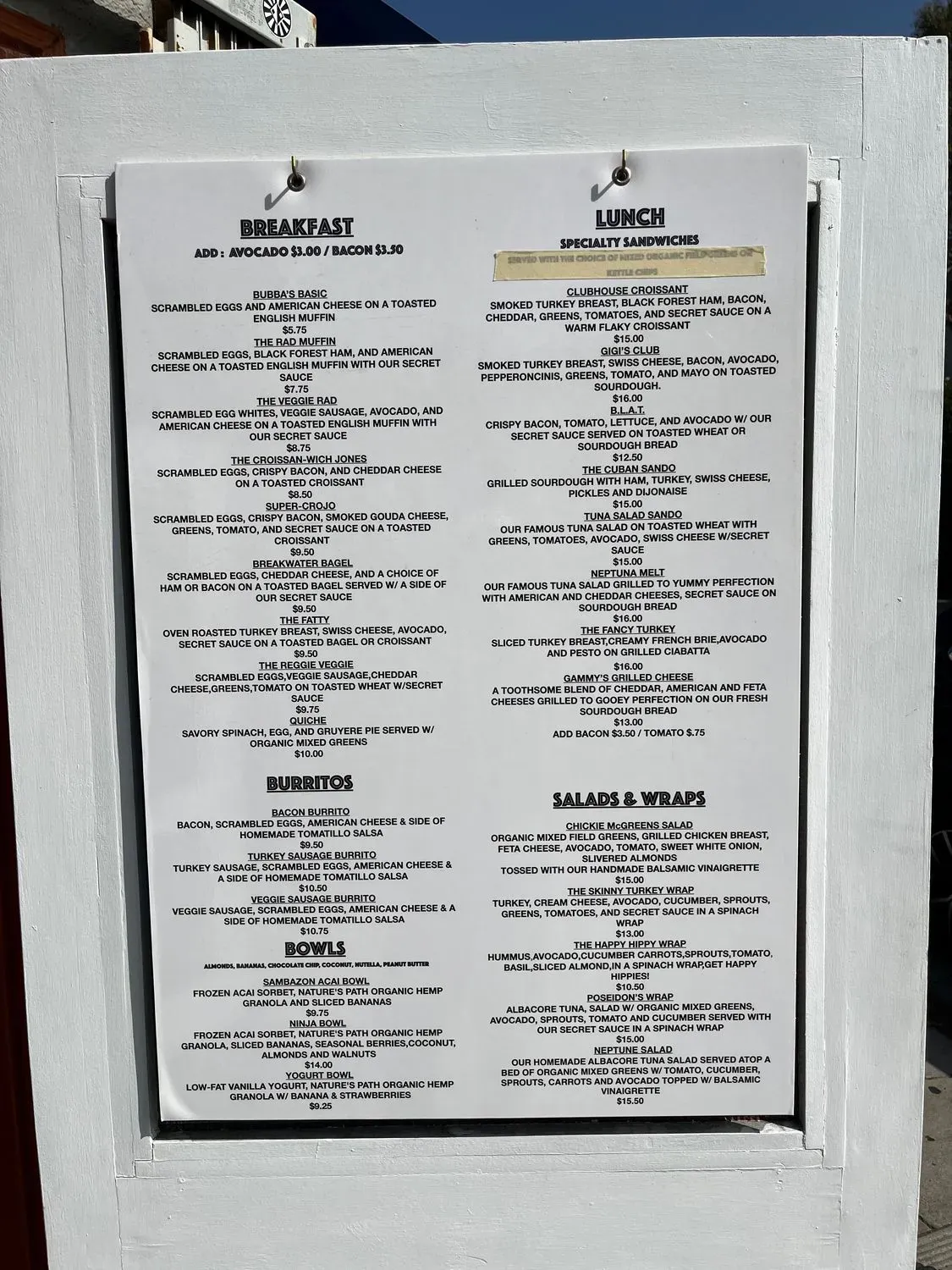 Menu 2