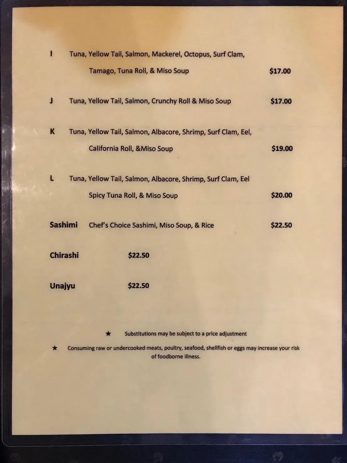 Menu 3