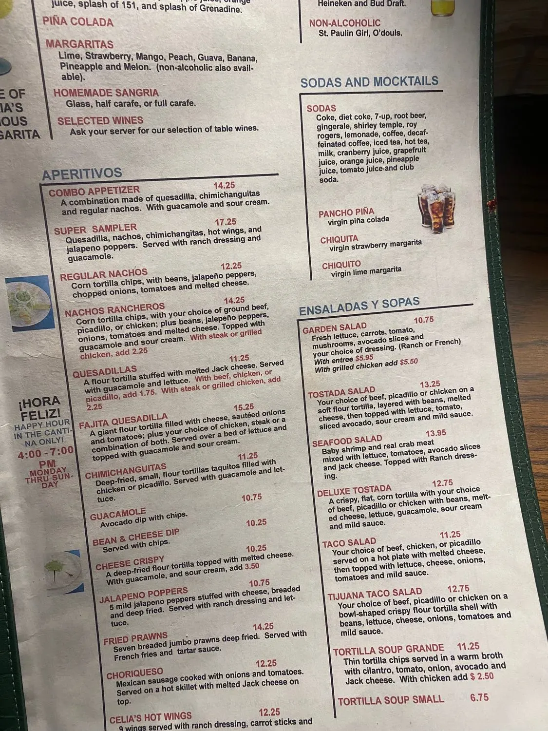 Menu 5